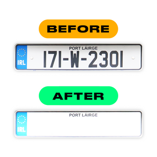 Alite Nanofilm for Ireland license plates - Symbol "E"