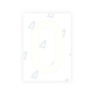 Alite Nanofilm for Israel (wide) license plates - Symbol "0"