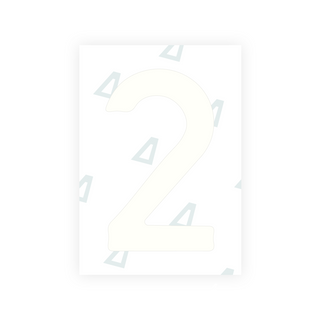 Alite Nanofilm for Israel (wide) license plates - Symbol "2"