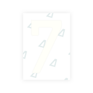Alite Nanofilm for Israel (wide) license plates - Symbol "7"