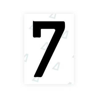 Alite Nanofilm for Israel (wide) license plates - Symbol "7"
