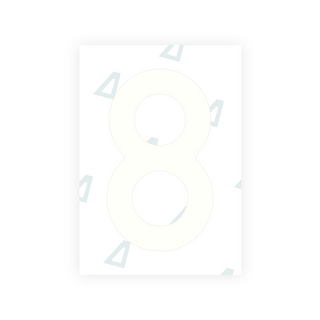 Alite Nanofilm for Israel (wide) license plates - Symbol "8"