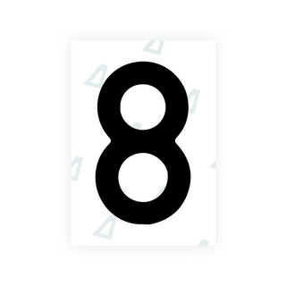 Alite Nanofilm for Israel (wide) license plates - Symbol "8"