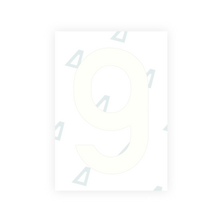 Alite Nanofilm for Israel (wide) license plates - Symbol "9"