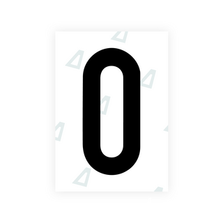 Alite Nanofilm for Israel (standart) license plates - Symbol "0"