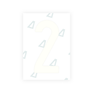 Alite Nanofilm for Israel (standart) license plates - Symbol "2"