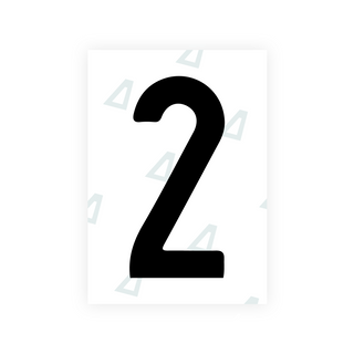 Alite Nanofilm for Israel (standart) license plates - Symbol "2"