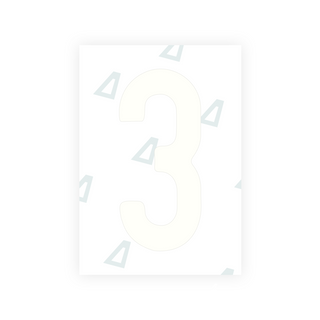 Alite Nanofilm for Israel (standart) license plates - Symbol "3"