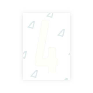 Alite Nanofilm for Israel (standart) license plates - Symbol "4"