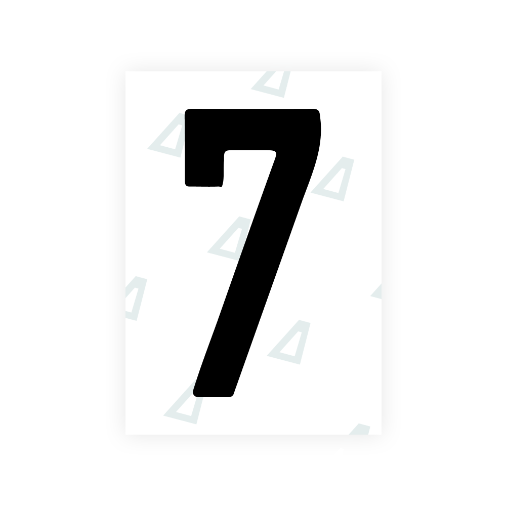 Alite Nanofilm for Israel (standart) license plates - Symbol "7"