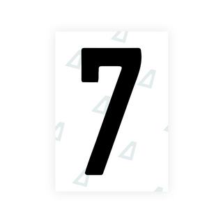 Alite Nanofilm for Israel (standart) license plates - Symbol "7"