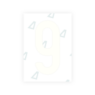 Alite Nanofilm for Israel (standart) license plates - Symbol "9"