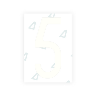 Alite Nanofilm for Italy (Front) number plates - Symbol "5"