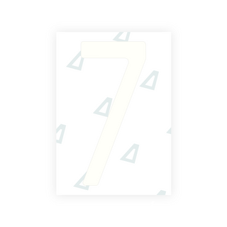 Alite Nanofilm for Italy (Front) number plates - Symbol "7"