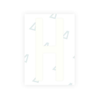 Alite Nanofilm for Italy (Front) number plates - Symbol "H"