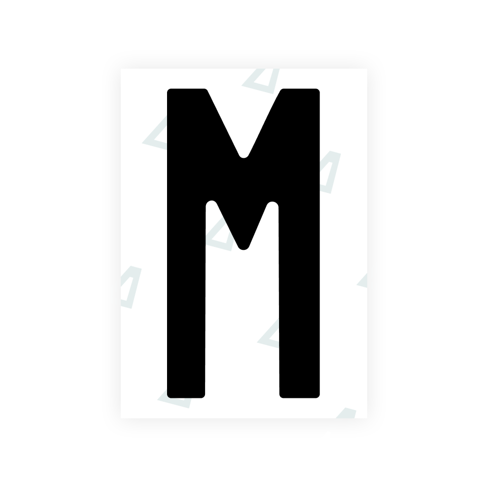 Alite Nanofilm pour plaques d'immatriculation moto du Royaume-Uni - Symbole « Z »