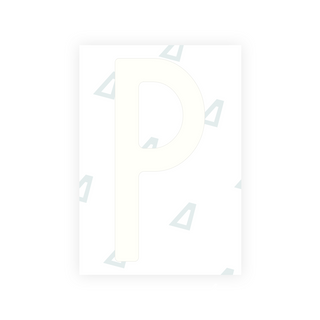 Alite Nanofilm for Italy (Front) number plates - Symbol "P"