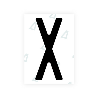 Alite Nanofilm for Italy (Front) number plates - Symbol "X"