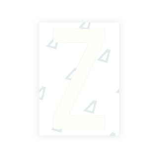 Alite Nanofilm for Italy (Front) number plates - Symbol "Z"