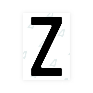 Alite Nanofilm pour plaques d'immatriculation moto du Royaume-Uni - Symbole « Z »