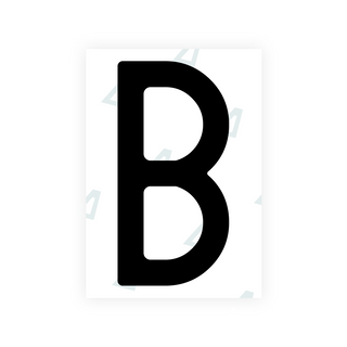 Alite Nanofilm für hintere italienische Kennzeichen - Symbol "B"