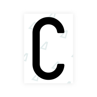 Alite Nanofilm für hintere italienische Kennzeichen - Symbol "C"