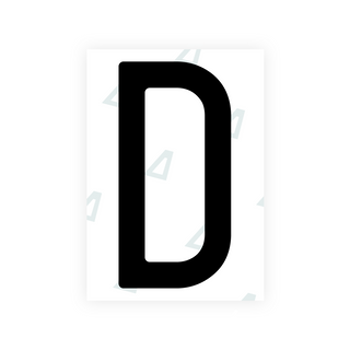 Alite Nanofilm für hintere italienische Kennzeichen - Symbol "D"