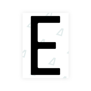 Alite Nanofilm für hintere italienische Kennzeichen - Symbol "E"