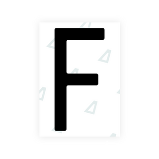 Alite Nanofilm für hintere italienische Kennzeichen - Symbol "F"