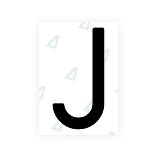 Alite Nanofilm für hintere italienische Kennzeichen - Symbol "J"