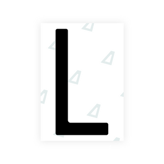 Alite Nanofilm für hintere italienische Kennzeichen - Symbol "L"