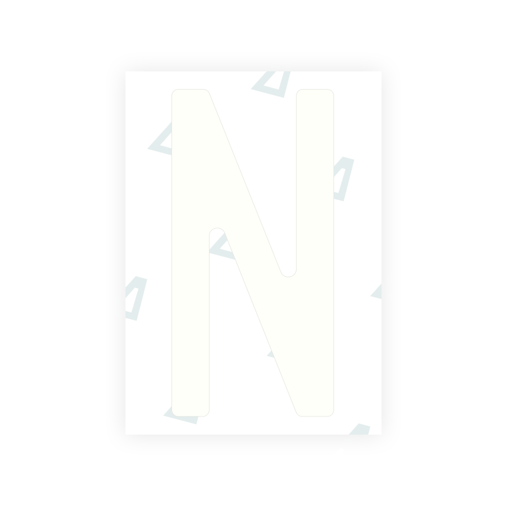 Alite Nanofilm para placas traseiras italianas - Símbolo "N"