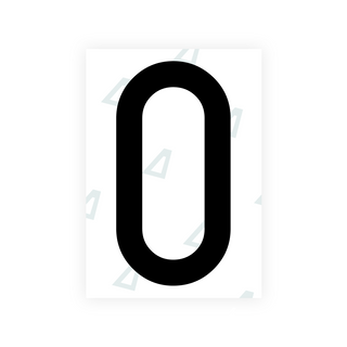Alite Nanofilm für hintere italienische Kennzeichen - Symbol "O"