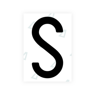 Alite Nanofilm für hintere italienische Kennzeichen - Symbol "S"