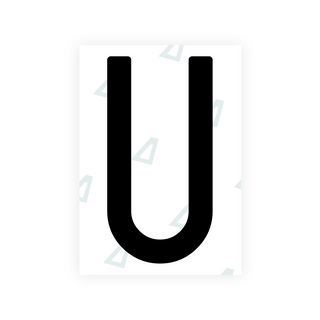 Alite Nanofilm für hintere italienische Kennzeichen - Symbol "U"