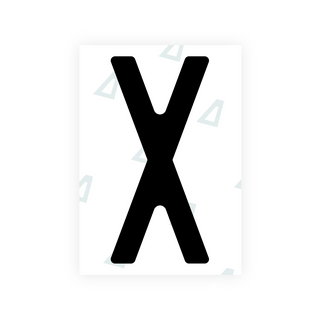 Alite Nanofilm für hintere italienische Kennzeichen - Symbol "X"
