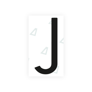 Alite Nanofilm for Mexico license plates - Symbol "J" - Alite
