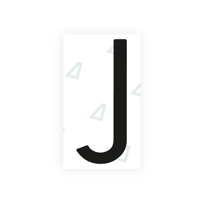 Alite Nanofilm for Mexico license plates - Symbol "J" - Alite