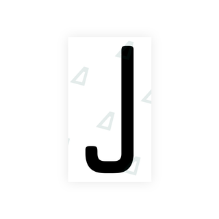 Alite Nanofilm for US (Illinois 2006 - Round) license plates - Symbol "J" - Alite