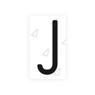 Alite Nanofilm for US (Ohio 2013) license plates - Symbol "J" - Alite