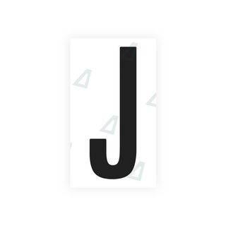 Alite Nanofilm for US (Ohio 2021) license plates - Symbol "J" - Alite