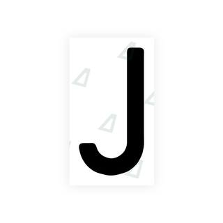 Alite Nanofilm for front Switzerland license plates - Symbol "J" - Alite