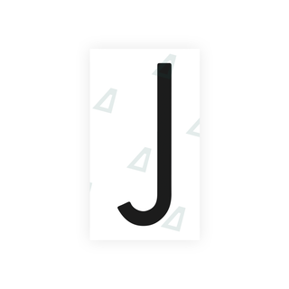 Alite Nanofilm for US (New York 1986) license plates - Symbol "J" - Alite