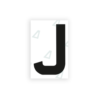 Alite Nanofilm for United Kingdom license plates - Symbol "J" - Alite