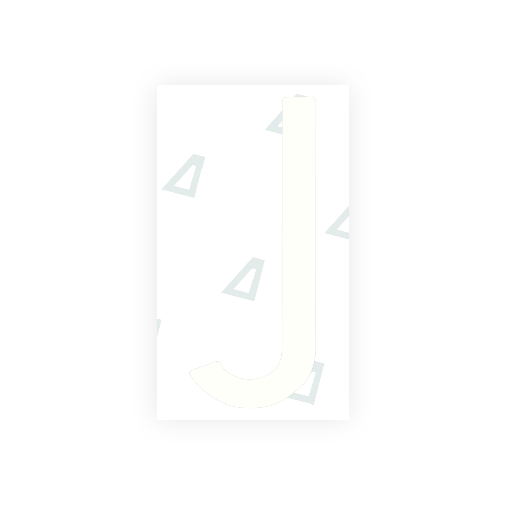 Alite Nanofilm for Mexico license plates - Symbol "J" - Alite