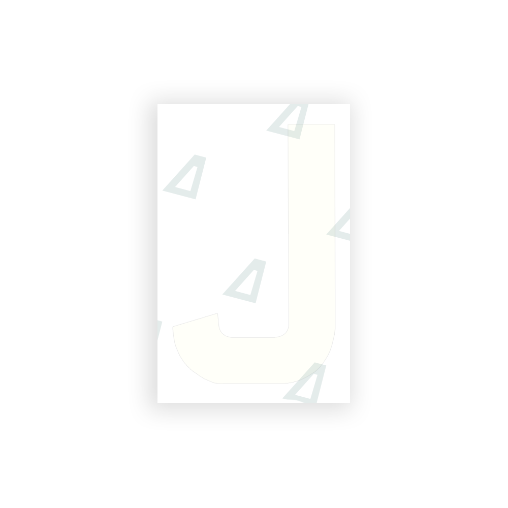 Alite Nanofilm for United Kingdom license plates - Symbol "J" - Alite