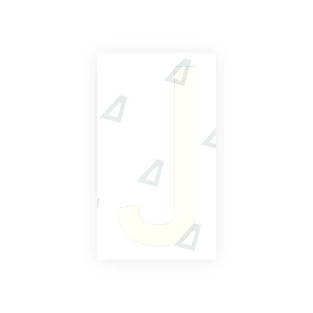 Alite Nanofilm for US (Oklahoma) Moto license plates - Symbol "J" - Alite