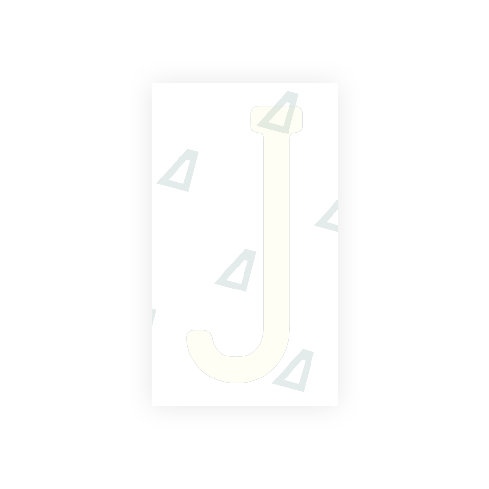 Alite Nanofilm for US (Pennsylvania) license plates - Symbol "J" - Alite