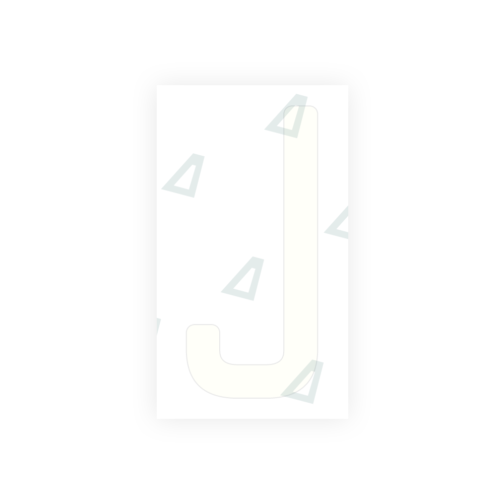 Alite Nanofilm for US (Quebec) license plates - Symbol "J" - Alite