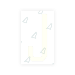 Alite Nanofilm for US (New Jersey - Embossed) license plates - Symbol "J" - Alite